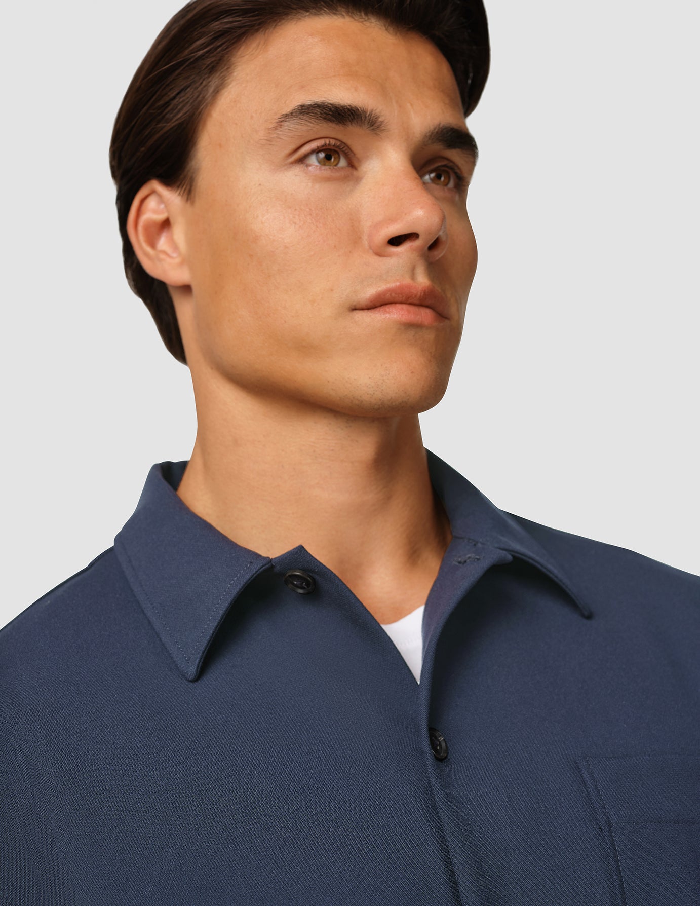 Heavy Edition Transitional Overshirt Dark Navy